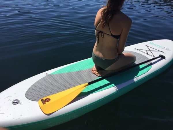 simple of SereneLife Inflatable Stand Up Paddle Board 