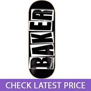 Baker Brand Logo Deck 8 BlackWhite Skateboard Deck