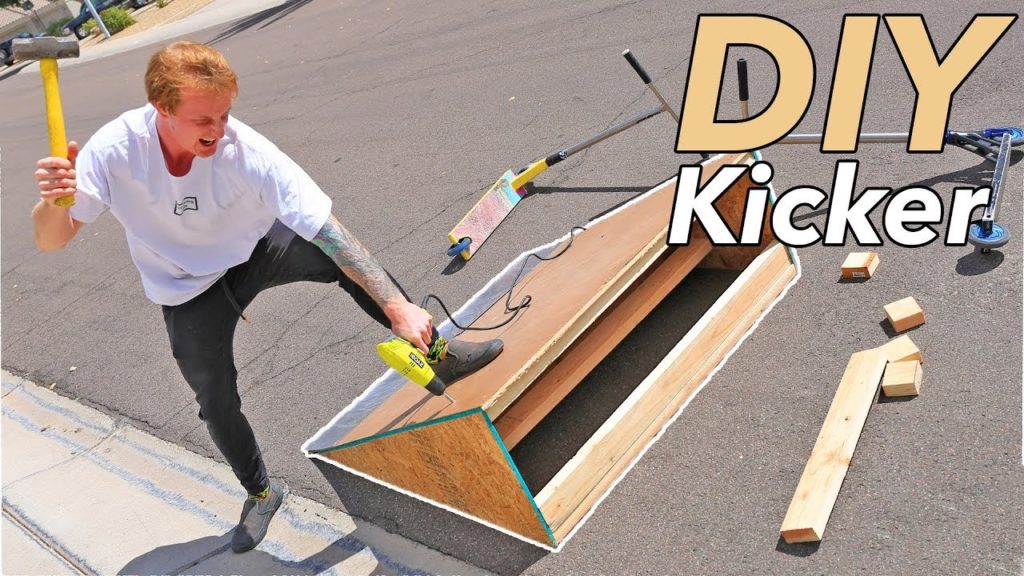 skateboard kicker ramp DIY